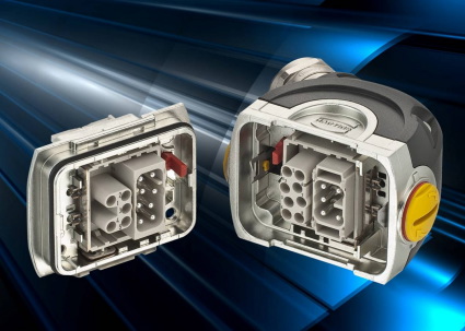 Larger housing extends versatility of Han-Yellock® connector family